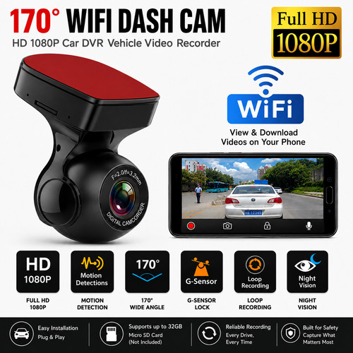 170 wifi dash - wifi, cam